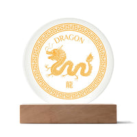 Dragon Acrylic LED Plaque