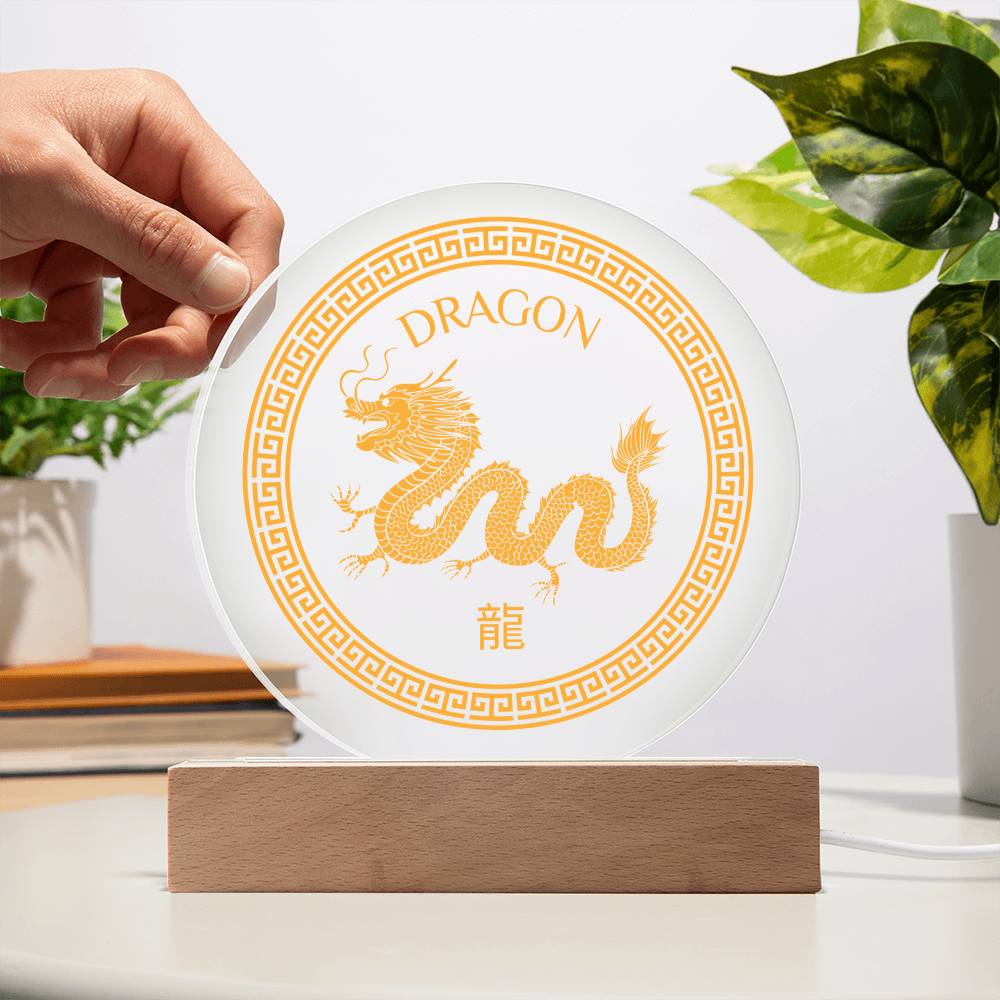 Dragon Acrylic LED Plaque