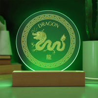 Dragon Acrylic LED Plaque