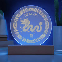 Dragon Acrylic LED Plaque