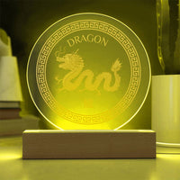 Dragon Acrylic LED Plaque