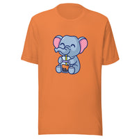 Cute Elephant Boba T-Shirt