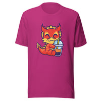 Cute Dragon Boba T-Shirt Sticky Rice Market Berry Front