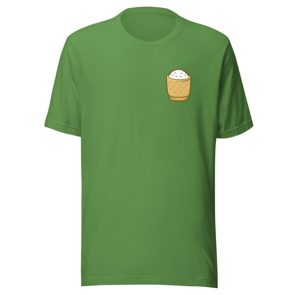 Sticky Rice T-Shirt Sticky Rice Market Leaf Green Front