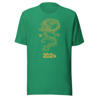 Year of the Dragon 2024 T-Shirt Kelly Green Front