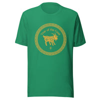 Year of the Goat T-Shirt Sticky Rice Market Kelly Green Front