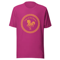 Year of the Horse T-Shirt Sticky Rice Market Berry Front