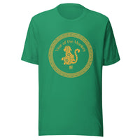 Year of the Monkey T-Shirt Sticky Rice Market Kelly Green Front