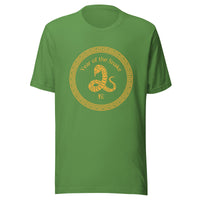 Year of the Snake T-Shirt Sticky Rice Market Leaf Green Front